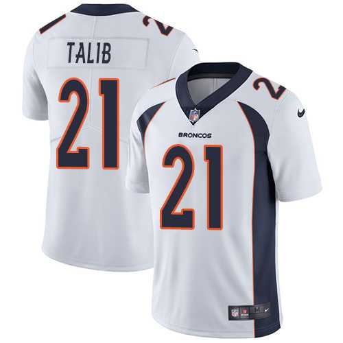 Nike Denver Broncos #21 Aqib Talib White NFL Vapor Untouchable Limited Jersey,We sell and wholesale Nike Denver Broncos #21 Aqib Talib White NFL Vapor Untouchable Limited Jersey on line form chian!